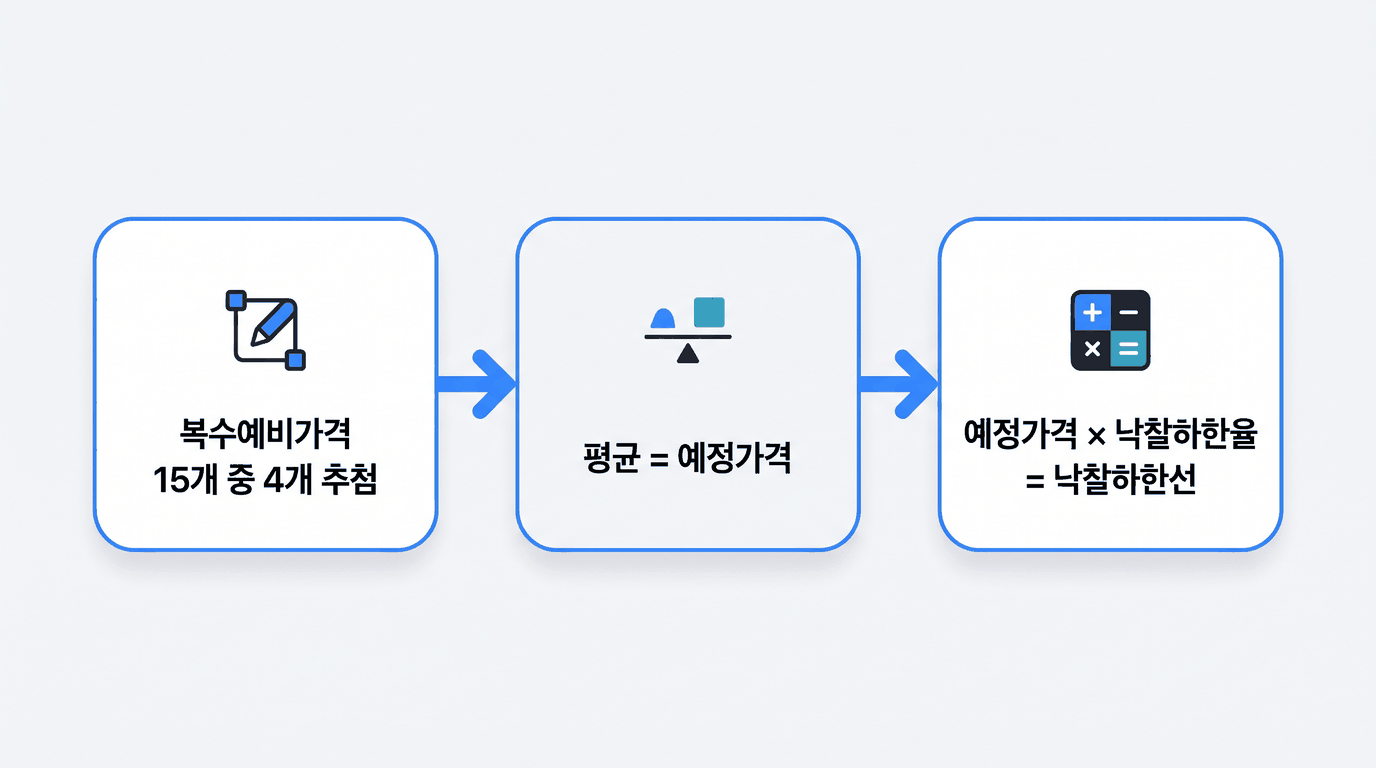 예정가격과 낙찰하한선이 정해지는 과정